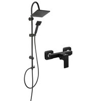 coloana de dus ferro zicco cu baterie dus negru mat set bara dus negru mat dus fix para dus mobila imagen 52_0_
0