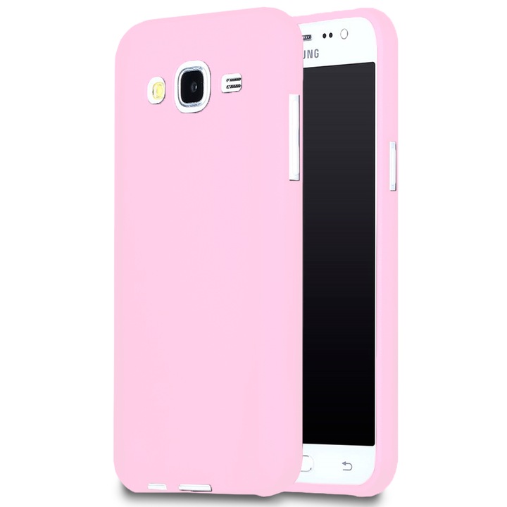 Husa pentru Samsung Galaxy J5, Silicon TPU, Roz deschis