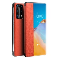 husa huawei p40 pro qialino smart slim din piele naturala smart cover culoare orange imagen 46_0_
0