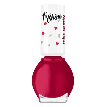 Lac de unghii Miss Sporty 1 Minute To Shine 220 Queen Of Heart, 7 ml Lac de unghii Miss Sporty 1 Minute To Shine 220 Queen Of Heart, 7 ml