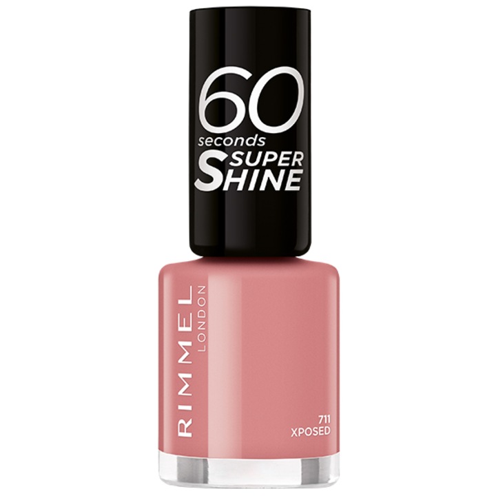 Лак за нокти Rimmel 60 Seconds Super Shine 711 Xposed, 8 мл