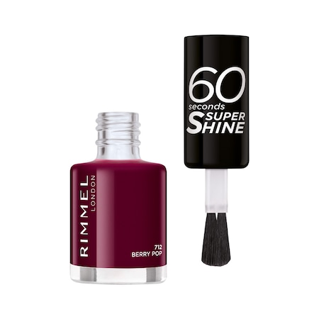 Lac de unghii Rimmel 60 Seconds Super Shine 712 Berry Pop, 8 ml