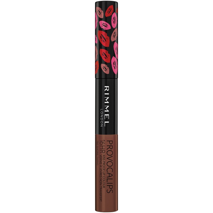 Ruj lichid Rimmel London Provocalips 780 Shore Thing, 7 ml