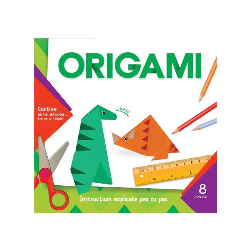 Origami Dinozauri, Editura Kreativ