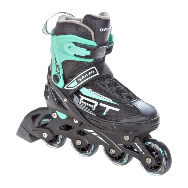 Patine/Role 2in1 Reglabile Raven Profession Negru/Mint M(35-39)