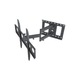 Techly ICA-PLB 148L dönthető fali karos konzol, 32-65" LCD TV, fekete