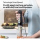 Mixer vertical Braun MQ7075X, 1000 W, viteza variabila Easy SmartSpeed, Procesor alimente 1.5 l, Tel, Pahar gradat 600 ml, Negru