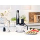 Mixer vertical Braun MQ7075X, 1000 W, viteza variabila Easy SmartSpeed, Procesor alimente 1.5 l, Tel, Pahar gradat 600 ml, Negru