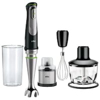 Mixer vertical Braun Multiquick 9 MQ9038X, 1000 W, Pahar 0.6l, Malaxor 0.5l, Easy SmartSpeed, EasyClick Plus, Negru Premium