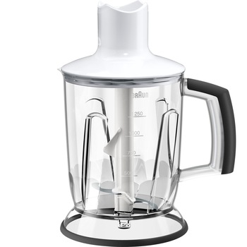 Blender pentru mixer vertical Braun, MQ40WH, 1.25l, Sistem EasyClick, Alb Blender pentru mixer vertical Braun, MQ40WH, 1.25l, Sistem EasyClick, Alb