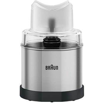 Rasnita pentru mixer vertical Braun, MQ60S, Sistem EasyClick, Argintiu Rasnita pentru mixer vertical Braun, MQ60S, Sistem EasyClick, Argintiu