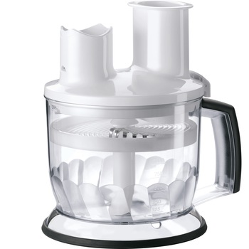 Procesor de alimente pentru mixer vertical Braun, MQ70WH, 1.5 l, Sistem EasyClick, Alb Procesor de alimente pentru mixer vertical Braun, MQ70WH, 1.5 l, Sistem EasyClick, Alb