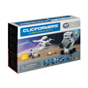 Set de construit Clicformers- Mini Spatiu, 30 piese Set de construit Clicformers- Mini Spatiu, 30 piese