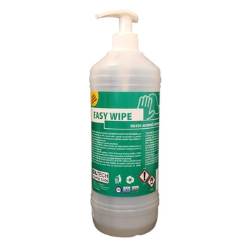 Solutie alcoolica dezinfectanta cu pelicula gelifianta protectoare - pentru spalarea mainilor EASY WIPE 1 L Solutie alcoolica dezinfectanta cu pelicula gelifianta protectoare - pentru spalarea mainilor EASY WIPE 1 L