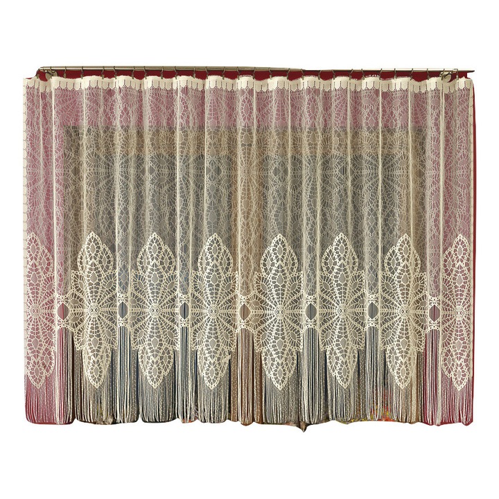 Készre varrt függöny Rozeta E221 300x160 cm, krém, bézs, csipke