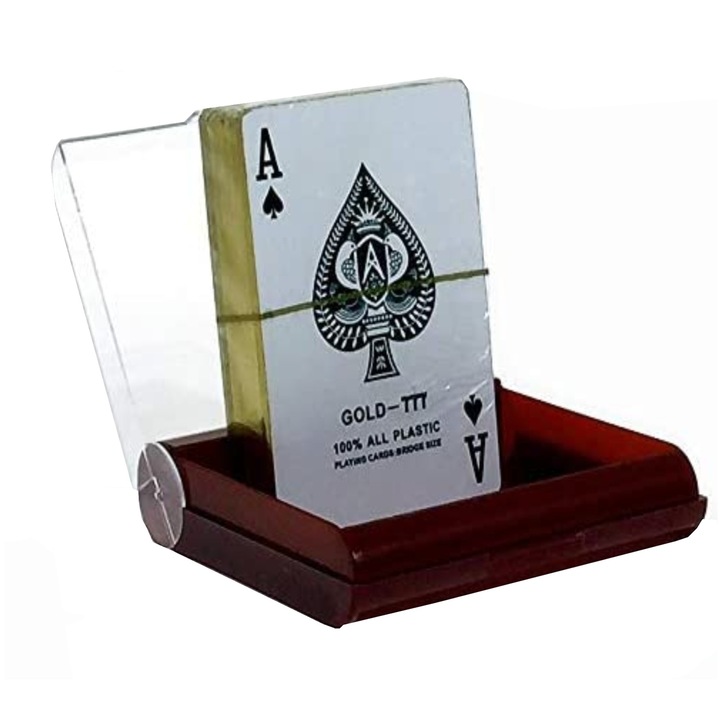 Carti de joc GOLD 777 plastic , ClauM