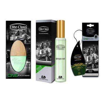 Set Promotional de trei produse Elite Class Perfume 40 ml One Exclusive,Esenta concentrata pe baza de ulei de 6 ml ,Air Freshener One Exclusive bradut cu concentratie de ulei de 5 ml ,produs original de calitate superioara Set Promotional de trei produse Elite Class Perfume 40 ml One Exclusive,Esenta concentrata pe baza de ulei de 6 ml ,Air Freshener One Exclusive bradut cu concentratie de ulei de 5 ml ,produs original de calitate superioara
