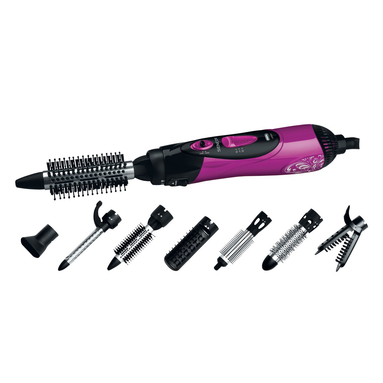 Ondulator Sencor SHS 7551VT, 1000 W, Negru/Mov