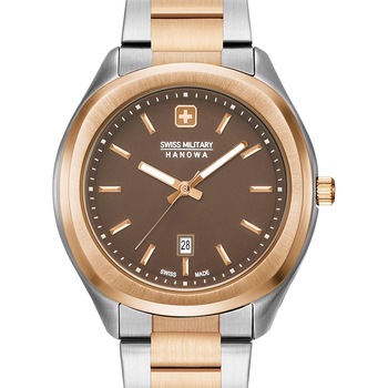 Ceas de dama Swiss Military Hanowa 06-7339.12.005 Alpina 36mm, 10ATM, Auriu Ceas de dama Swiss Military Hanowa 06-7339.12.005 Alpina 36mm, 10ATM, Auriu