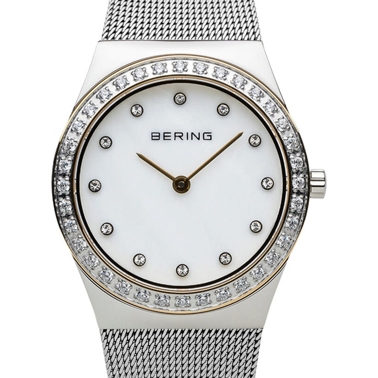Ceas de dama Bering 12430-010, 30mm, 5ATM, Argintiu