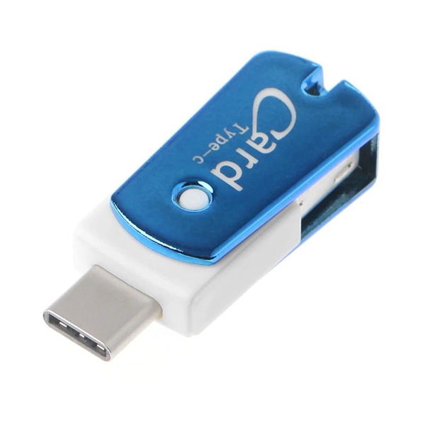 Adaptor OTG USB 3.1 - Tip C (Albastru)
