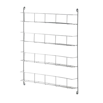 Raft de usa cu 4 niveluri pentru bucatarie GoodHome Datil, rafturi din otel antracit Raft de usa cu 4 niveluri pentru bucatarie GoodHome Datil, rafturi din otel antracit