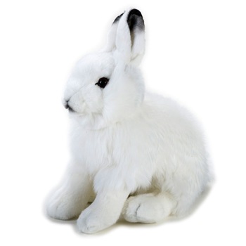 Jucarie de plus Venturelli National Geographic-Iepure arctic 25 cm Jucarie de plus Venturelli National Geographic-Iepure arctic 25 cm