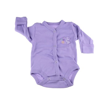 Body cu maneca lunga fete Pifou Model 11 M11-M, Mov, 46-50 Body cu maneca lunga fete Pifou Model 11 M11-M, Mov, 46-50