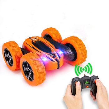 Masinuta cu telecomanda Stunt Car Double Star D828, 4WD, 2.4 GHz, lumini led, 1:24, portocaliu Masinuta cu telecomanda Stunt Car Double Star D828, 4WD, 2.4 GHz, lumini led, 1:24, portocaliu