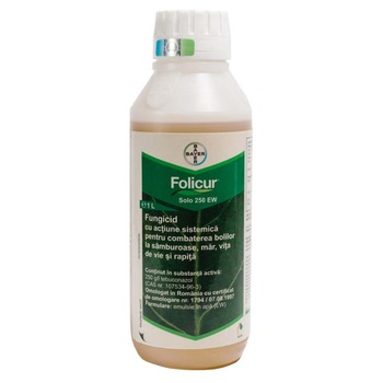 Fungicid Folicur Solo 250 EW, 1 litru Fungicid Folicur Solo 250 EW, 1 litru