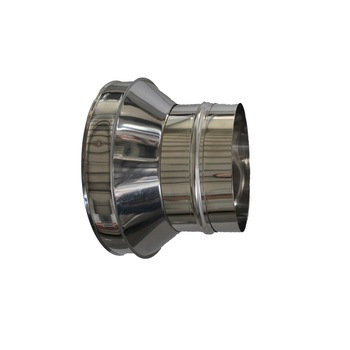 Racord din inox Fornello, diametru interior 200 mm, pentru centrale pe lemn, carbune si peleti Racord din inox Fornello, diametru interior 200 mm, pentru centrale pe lemn, carbune si peleti