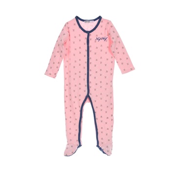 Salopeta fetite NAF NAF Paris, roz, 9-12 luni, 86 cm Salopeta fetite NAF NAF Paris, roz, 9-12 luni, 86 cm