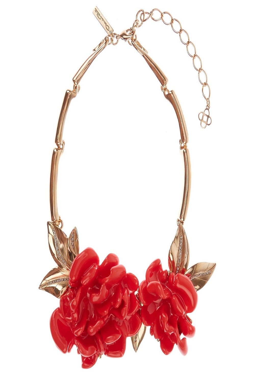 Colier Oscar de la Renta cu floare