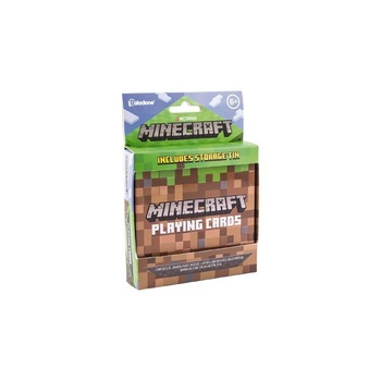 Carti de joc Minecraft + cutie metalica , PP6587MCF, Verde Carti de joc Minecraft + cutie metalica , PP6587MCF, Verde