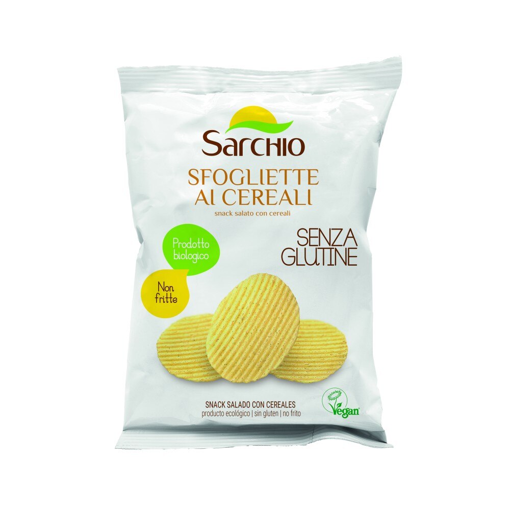 Snack sarat cu cereale, Sarchio, fara gluten, Bio 55 g