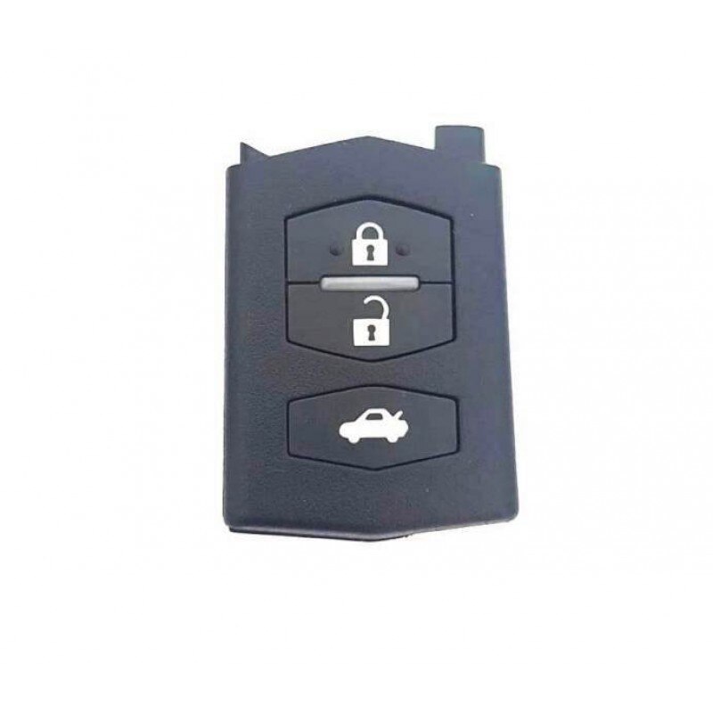 Carcasa cheie compatibil Mazda, 3 butoane, negru