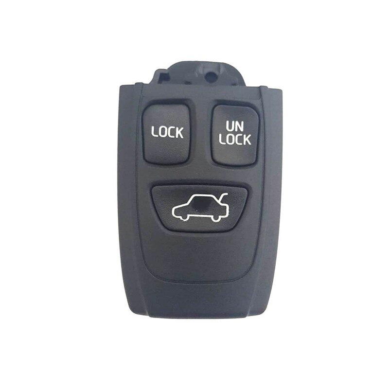Carcasa cheie compatibil Volvo, 3 butoane, negru