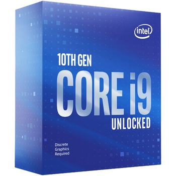 Procesor Intel® Core™ i9-10900KF Comet Lake, 3.70GHz, 20MB, fara grafica integrata, Socket 1200 Procesor Intel® Core™ i9-10900KF Comet Lake, 3.70GHz, 20MB, fara grafica integrata, Socket 1200