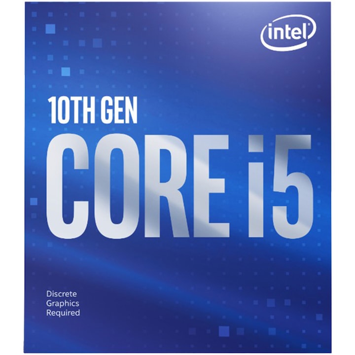 Procesor Intel® Core™ i5-10400F Comet Lake, 2.9GHz, 12MB, fara grafica integrata, Socket 1200