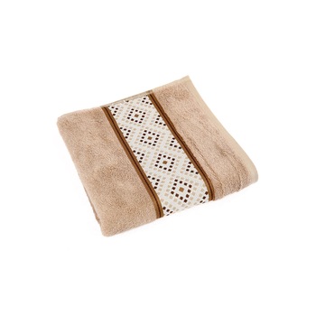 Prosop baie bumbac , Miranda Man Bej 50x90 cm, Prosop baie bumbac , Miranda Man Bej 50x90 cm,