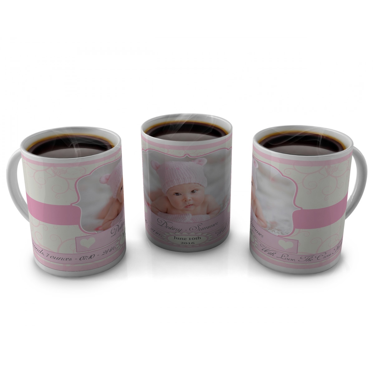 Cana personalizata nou nascut