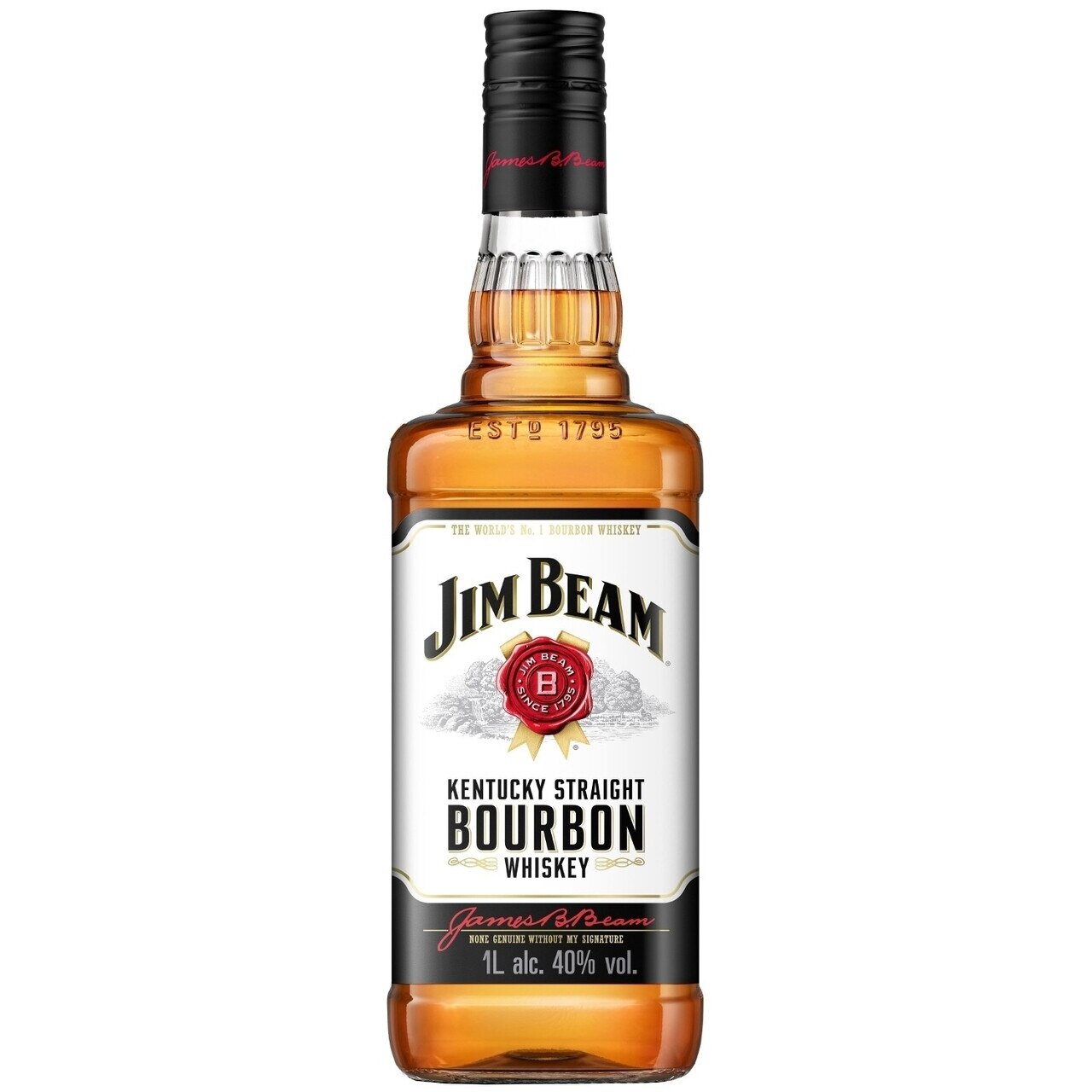 Whiskey Bourbon Jim Beam, 1l, 40%