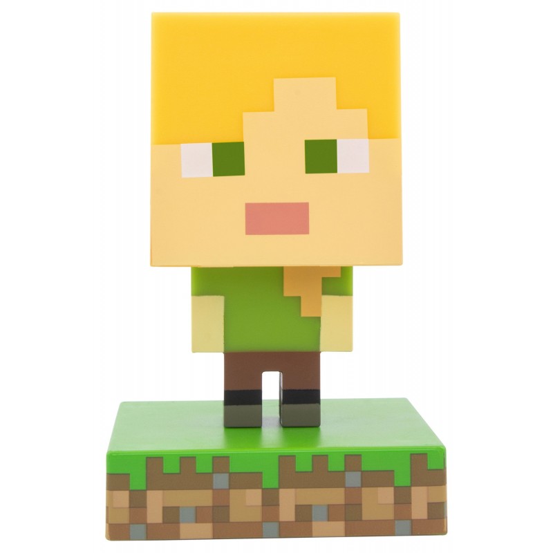 Lampa de veghe Minecraft Alex 3D , 10cm , Multicolor, Multicolor