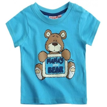 Tricou bebe NICI, Ursuletul Nici, Albastru Tricou bebe NICI, Ursuletul Nici, Albastru