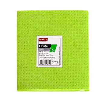 Lavete Umede Verzi Madero 10 Buc, 18X20 Cm Lavete Umede Verzi Madero 10 Buc, 18X20 Cm