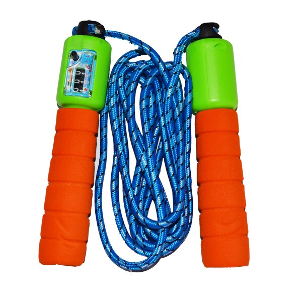 Coarda pentru sarit, maner plastic, cu contor