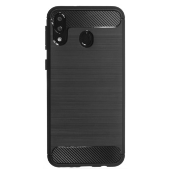 Husa Silicon Samsung Galaxy A30, Carbon Negru Husa Silicon Samsung Galaxy A30, Carbon Negru