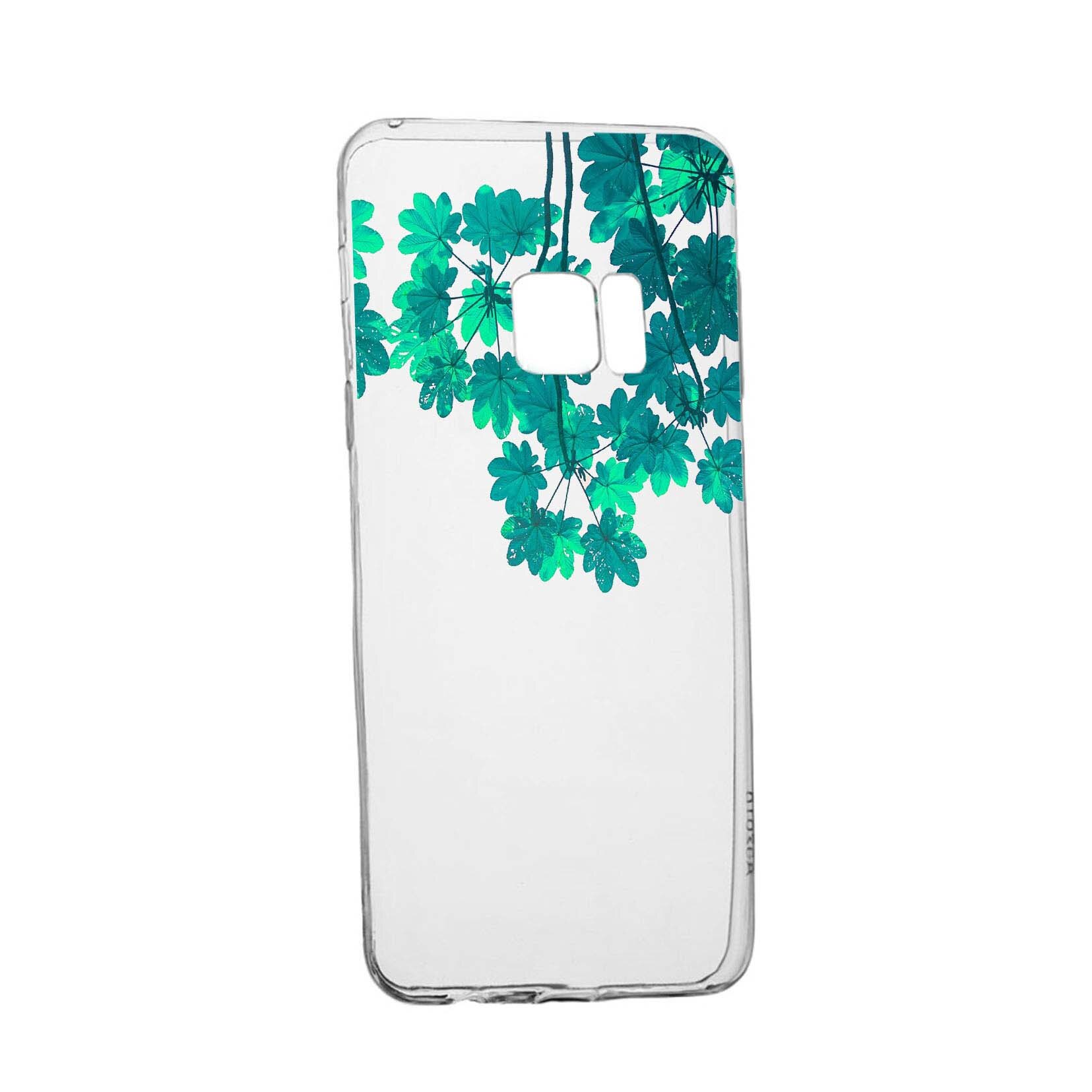 Husa Little yellow flowers, pentru Samsung Galaxy S6 Edge, rezistenta la uzura, anti-alunecare, din silicon Premium, 696