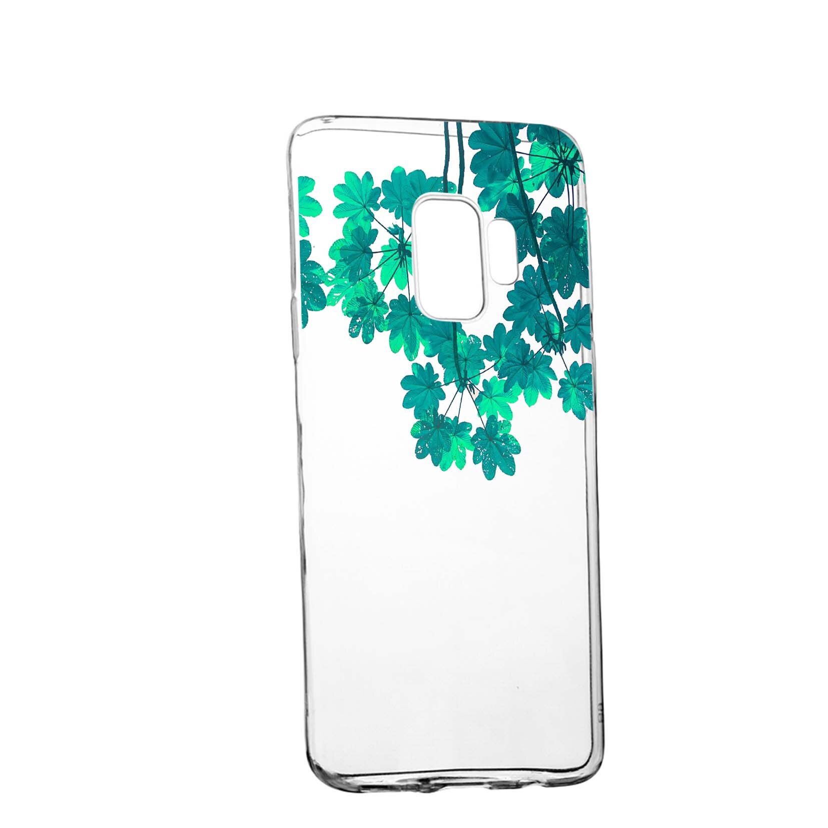 Husa Little yellow flowers, pentru Samsung Galaxy J4 2018, rezistenta la uzura, anti-alunecare, din silicon Premium, 696