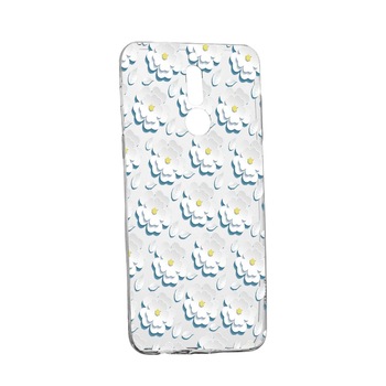 Husa Daisy - White Flower, pentru LG K40 / K12 Plus, rezistenta la uzura, anti-alunecare, din silicon Premium, 683 Husa Daisy - White Flower, pentru LG K40 / K12 Plus, rezistenta la uzura, anti-alunecare, din silicon Premium, 683